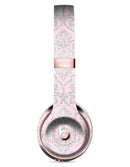 Pink and Silver Glitter Damask Pattern Full-Body Skin Kit for the Beats by Dre Solo 3 Wireless Headphones