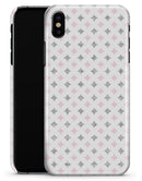 Pink and Silver Glitter Diamonds - iPhone X Clipit Case