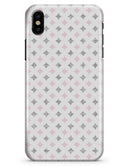 Pink and Silver Glitter Diamonds - iPhone X Clipit Case