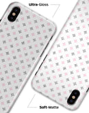 Pink and Silver Glitter Diamonds - iPhone X Clipit Case