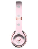 Pink and Silver Glitter Polkadots Full-Body Skin Kit for the Beats by Dre Solo 3 Wireless Headphones