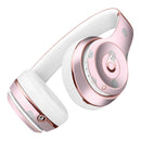 Pink and Silver Glitter Polkadots Full-Body Skin Kit for the Beats by Dre Solo 3 Wireless Headphones
