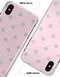 Pink and Silver Glitter Polkadots - iPhone X Clipit Case