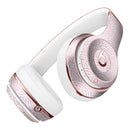 Pink and Silver Semicircles Full-Body Skin Kit for the Beats by Dre Solo 3 Wireless Headphones