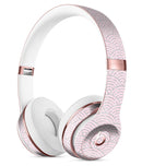 Pink and Silver Semicircles Full-Body Skin Kit for the Beats by Dre Solo 3 Wireless Headphones