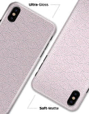 Pink and Silver Semicircles - iPhone X Clipit Case