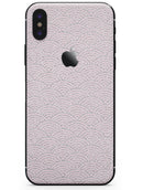 Pink and Silver Semicircles - iPhone X Skin-Kit