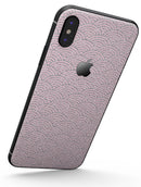 Pink and Silver Semicircles - iPhone X Skin-Kit