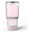 Pink and Teal Slate Marble Surface - Skin Decal Vinyl Wrap Kit compatible with the Yeti Rambler Cooler Tumbler Cups