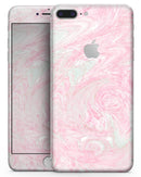 Pink and Teal Slate Marble Surface - Skin-kit for the iPhone 8 or 8 Plus