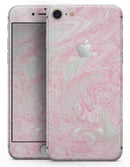 Pink and Teal Slate Marble Surface - Skin-kit for the iPhone 8 or 8 Plus