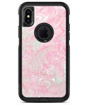 Pink and Teal Slate Marble Surface - iPhone X OtterBox Case & Skin Kits