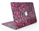 Pink and Wine Damask Watercolor Pattern - MacBook Air Skin Kit