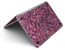 Pink and Wine Damask Watercolor Pattern - MacBook Air Skin Kit