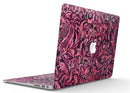 Pink and Wine Damask Watercolor Pattern - MacBook Air Skin Kit