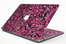 Pink and Wine Damask Watercolor Pattern - MacBook Air Skin Kit