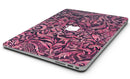 Pink and Wine Damask Watercolor Pattern - MacBook Air Skin Kit