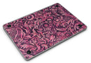 Pink and Wine Damask Watercolor Pattern - MacBook Air Skin Kit