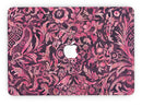Pink and Wine Damask Watercolor Pattern - MacBook Pro with Retina Display Full-Coverage Skin Kit