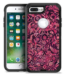 Pink and Wine Damask Watercolor Pattern - iPhone 7 Plus/8 Plus OtterBox Case & Skin Kits
