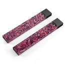 Pink and Wine Damask Watercolor Pattern - Premium Decal Protective Skin-Wrap Sticker compatible with the Juul Labs vaping device