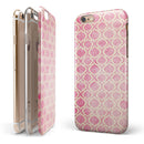 Pink and Yellow Bubble Morrocan Pattern iPhone 6/6s or 6/6s Plus 2-Piece Hybrid INK-Fuzed Case