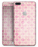 Pink and Yellow Bubble Morrocan Pattern - Skin-kit for the iPhone 8 or 8 Plus