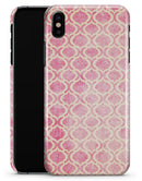Pink and Yellow Bubble Morrocan Pattern - iPhone X Clipit Case