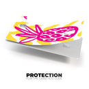 Pink and Yellow Pineapple - Premium Protective Decal Skin-Kit for the Apple Credit Card