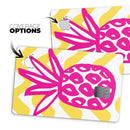 Pink and Yellow Pineapple - Premium Protective Decal Skin-Kit for the Apple Credit Card