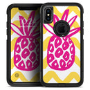 Pink and Yellow Pineapple - Skin Kit for the iPhone OtterBox Cases