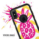 Pink and Yellow Pineapple - Skin Kit for the iPhone OtterBox Cases