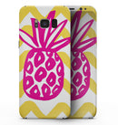 Pink and Yellow Pineapple - Samsung Galaxy S8 Full-Body Skin Kit