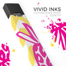Pink and Yellow Pineapple - Premium Decal Protective Skin-Wrap Sticker compatible with the Juul Labs vaping device