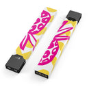 Pink and Yellow Pineapple - Premium Decal Protective Skin-Wrap Sticker compatible with the Juul Labs vaping device
