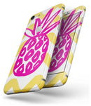 Pink and Yellow Pineapple - Skin-kit for the iPhone 8 or 8 Plus