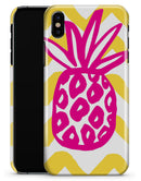 Pink and Yellow Pineapple - iPhone X Clipit Case