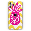 Pink and Yellow Pineapple - Protective Skin Wrap & Decal – Compatible with iPhone SE to iPhone 17 Pro Max (All Models)