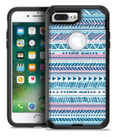 Pink to Blue Tribal Sketch Pattern - iPhone 7 Plus/8 Plus OtterBox Case & Skin Kits