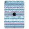 Pink to Blue Tribal Sketch Pattern - Full Body Skin Decal for the Apple iPad Pro 12.9", 11", 10.5", 9.7", Air or Mini (All Models Available)