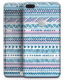 Pink to Blue Tribal Sketch Pattern - Skin-kit for the iPhone 8 or 8 Plus