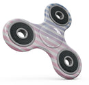 Pink to Blue WaterColor Ombre Stripes Full-Body Fidget Spinner Skin-Kit