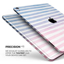 Pink to Blue WaterColor Ombre Stripes - Full Body Skin Decal for the Apple iPad Pro 12.9", 11", 10.5", 9.7", Air or Mini (All Models Available)