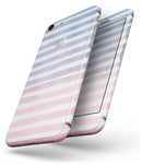 Pink to Blue WaterColor Ombre Stripes - Skin-kit for the iPhone 8 or 8 Plus