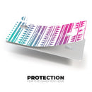 Pink to Green Gradient Hipster Pattern - Premium Protective Decal Skin-Kit for the Apple Credit Card