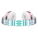 Pink to Green Gradient Hipster Pattern Full-Body Skin Kit for the Beats by Dre Solo 3 Wireless Headphones