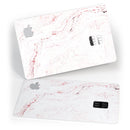 Pink v2 Textured Marble - Premium Protective Decal Skin-Kit for the Apple Credit Card