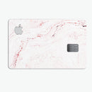 Pink v2 Textured Marble - Premium Protective Decal Skin-Kit for the Apple Credit Card