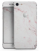 Pink v2 Textured Marble - Skin-kit for the iPhone 8 or 8 Plus