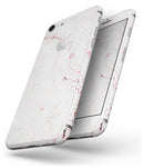Pink v2 Textured Marble - Skin-kit for the iPhone 8 or 8 Plus